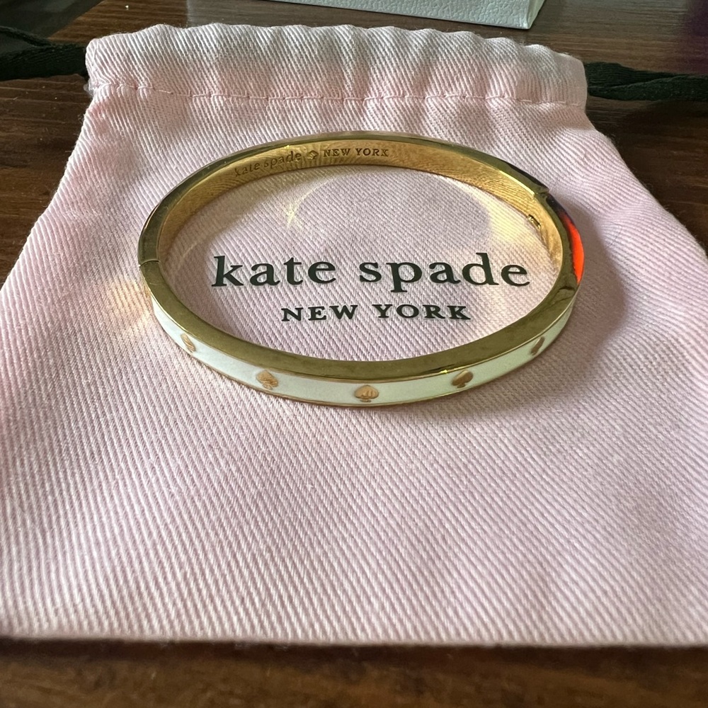 Kate Spade Gold and Cream Bracelet